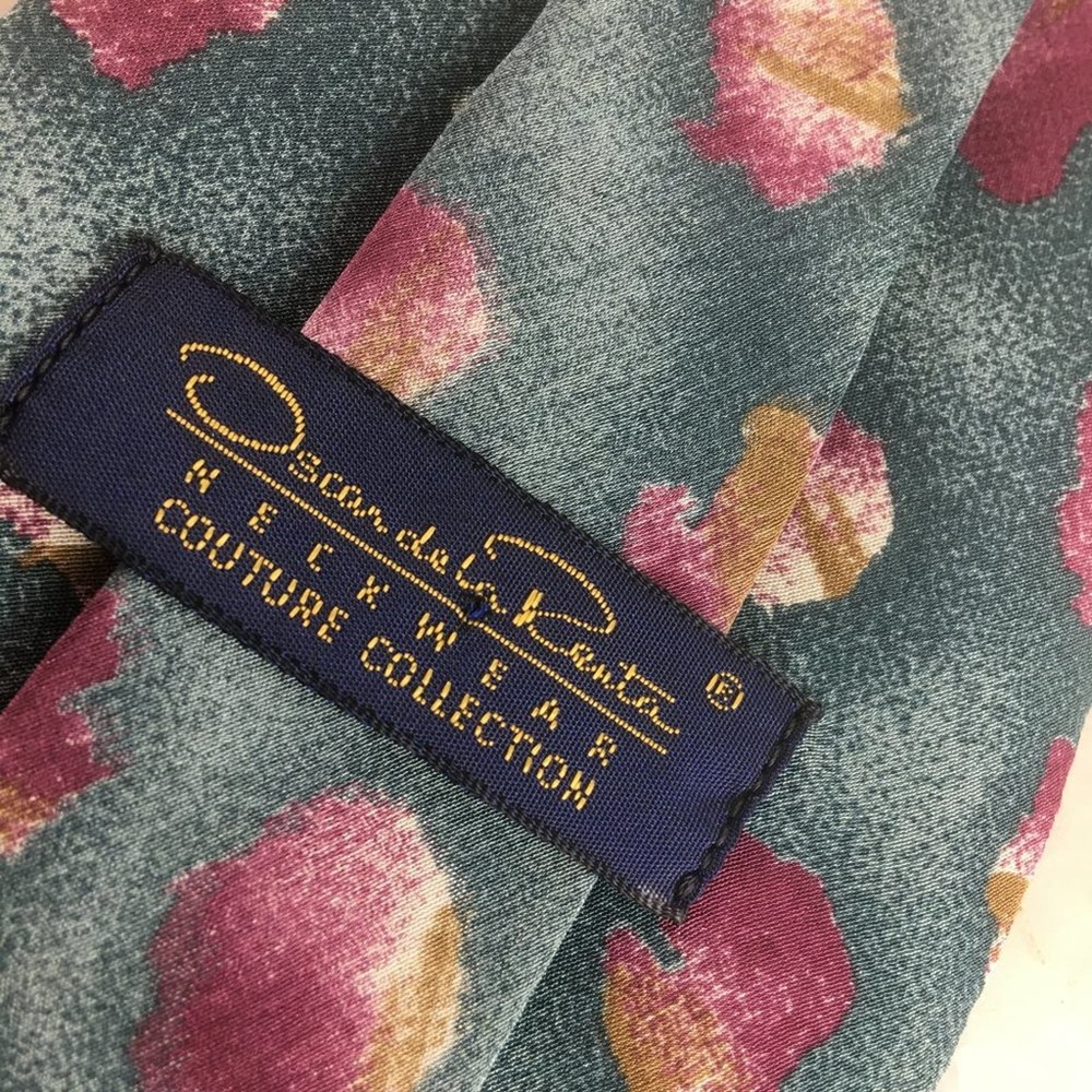 OSCAR DE LA RENTA SILK TIE - Picture 6 of 11